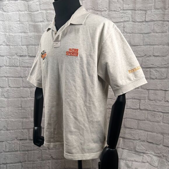 CBS Sports NFL Super Bowl 35 Pendleton Men's Polo Shirt Large Ravens Giants XXXV - Picture 10 of 11